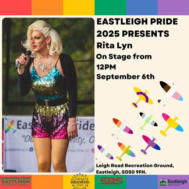 Eastleigh Pride 2025 Presents: Rita Lyn