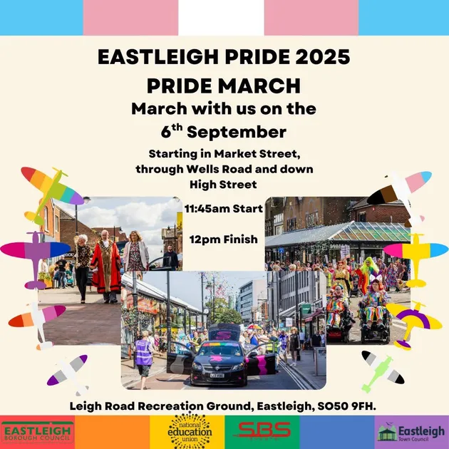 Eastleigh Pride 2025 - Pride March