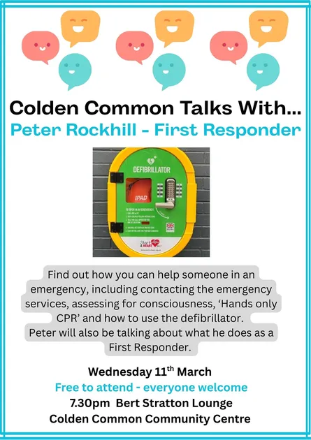 Colden Common Talks With... Peter Rockhill - First Responder