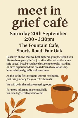 Meet in Grief Café Image