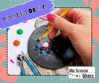 Mrs Blossom Makes Mandala Dot Art Mrs Blossom Makes Mandala Dot Art Image