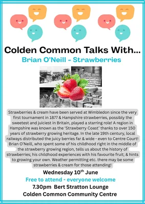Colden Common Talks With... Brian O'Neill - Strawberries Image