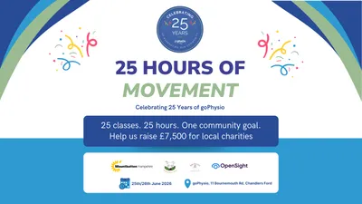 25 Hours of Movement at goPhysio Chandlers Ford Image
