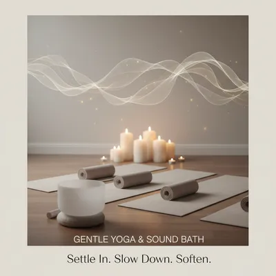 Gentle Yoga Practice & Sound Bath Eastleigh Image